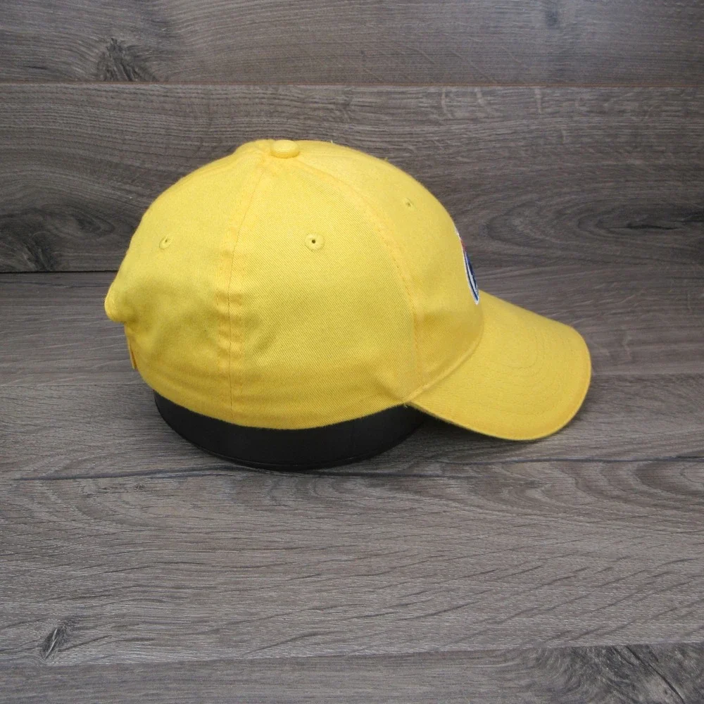 Miller Lite Hat Cap Mens Yellow Strap Back Beer Alcohol Brewery Promo